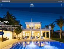 Tablet Screenshot of luxuryvillasmarbella.com